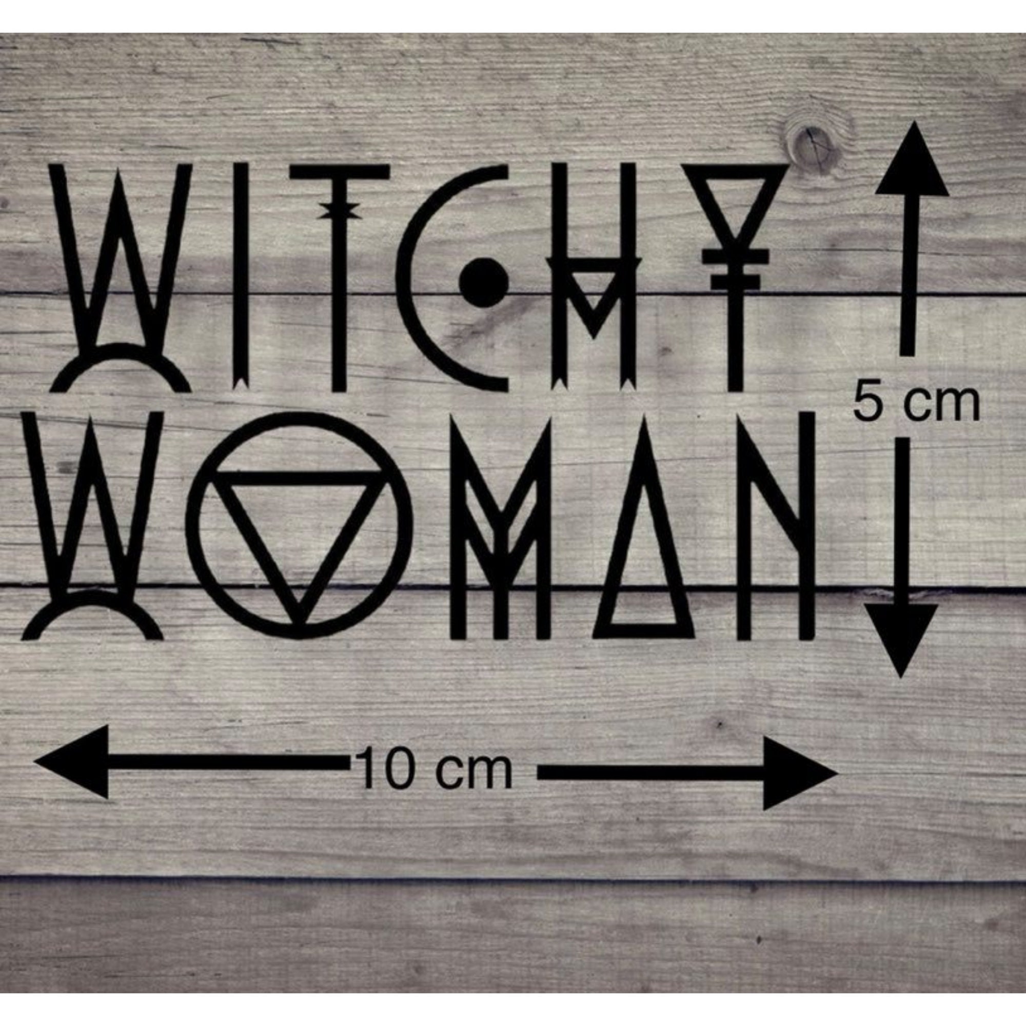 Witchy Woman Sticker Car Decal Laptop Sticker Pagan Etsy UK