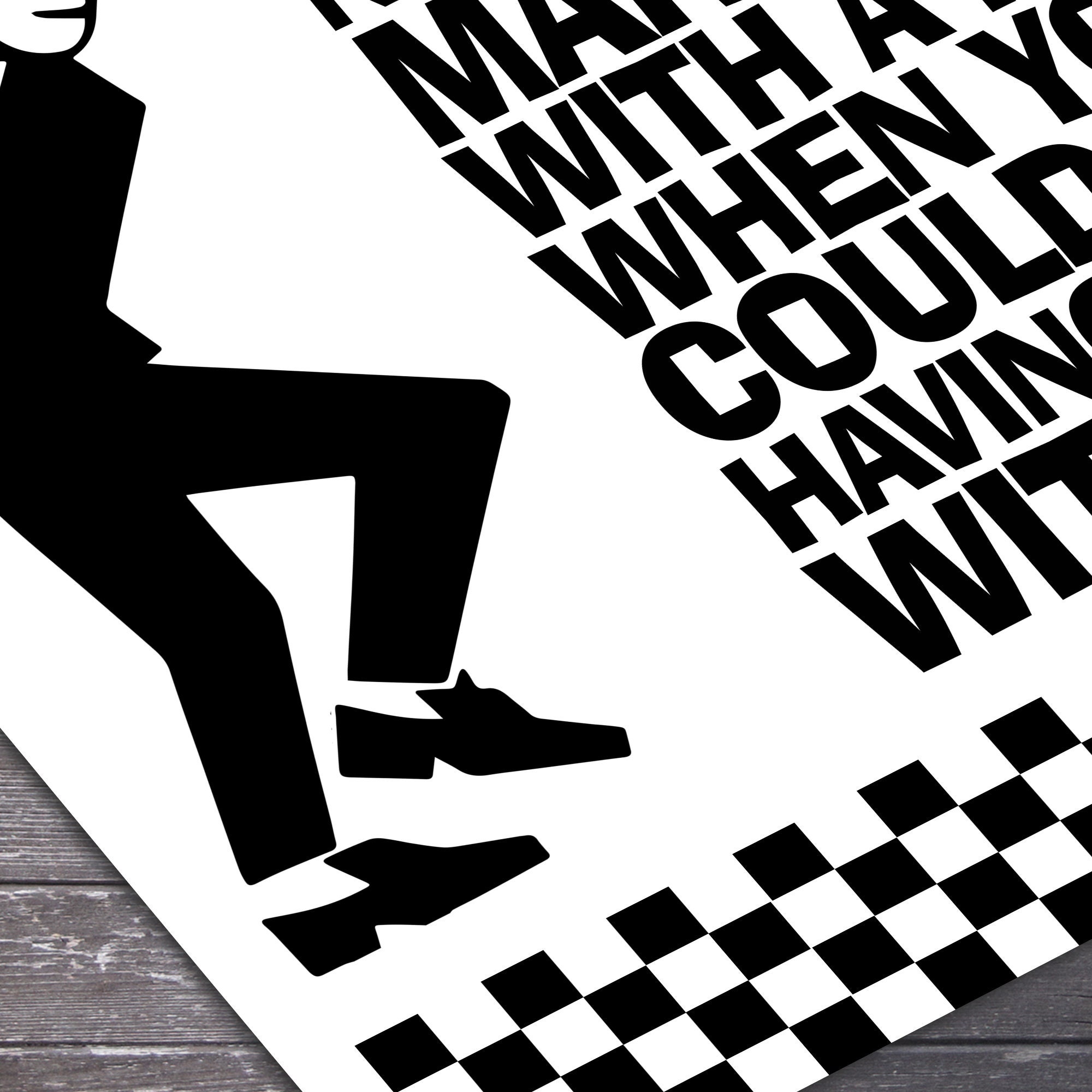 The Specials Print Too Much Too Young Ska Song Lyrics Print Etsy