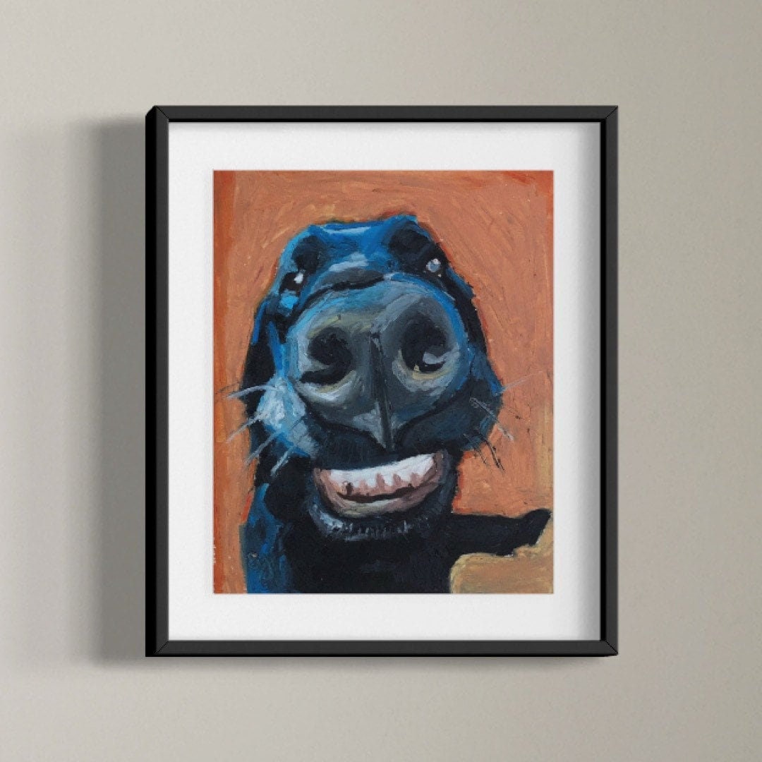 Custom Pet Oil Pastel Portrait Strathmore Paper Memorial Art Fur Baby