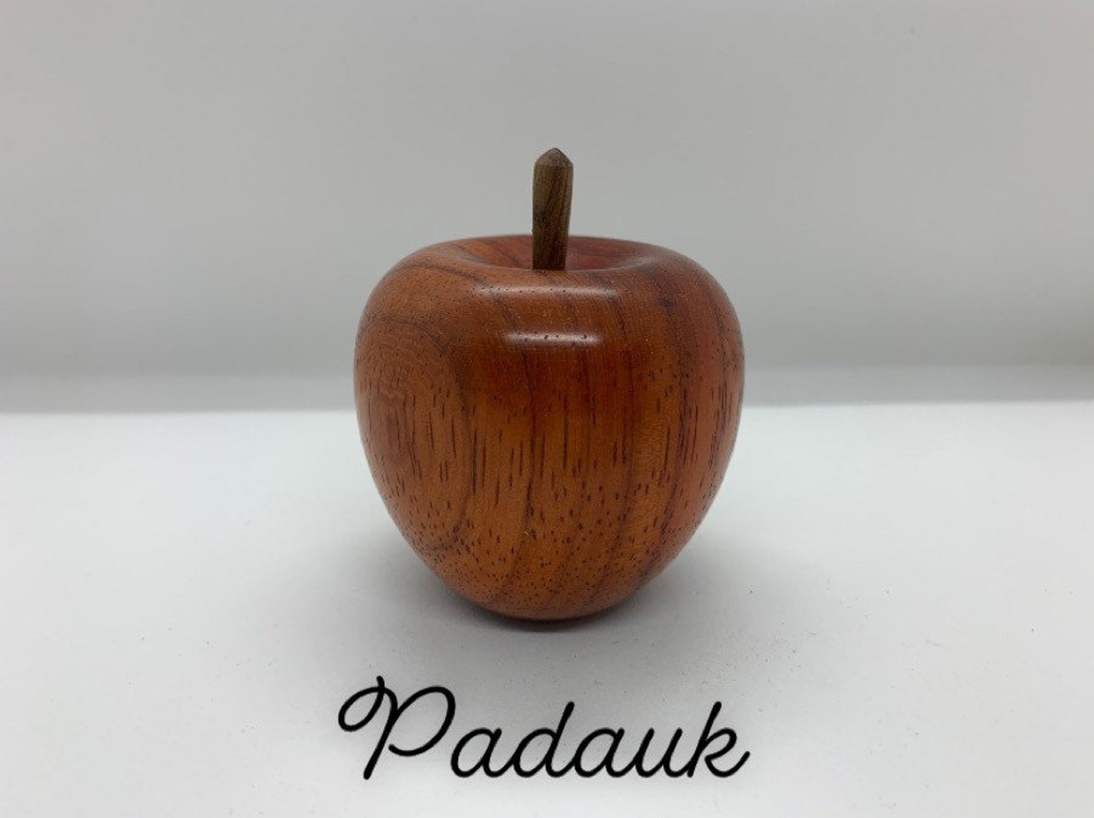 Handmade Wooden Apple Fruit Wood Woodturning Gift | Etsy UK