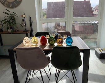 1:1 scale - Handmade set of 6 Dofus eggs, wakfu, dragon eggs