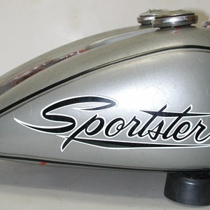 Vintage HARLEY DAVIDSON XL1200 Sportster Motorcycle Split Fuel Gas Tank