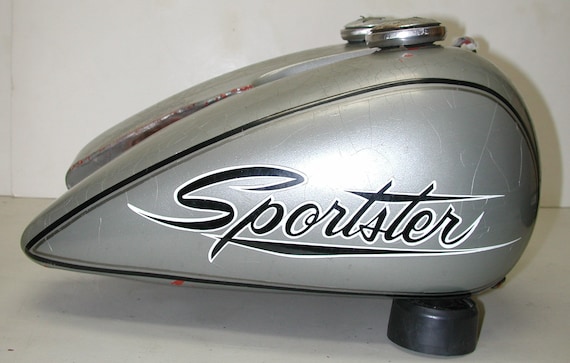 Vintage HARLEY DAVIDSON XL1200 Sportster Motorcycle Split Fuel Gas