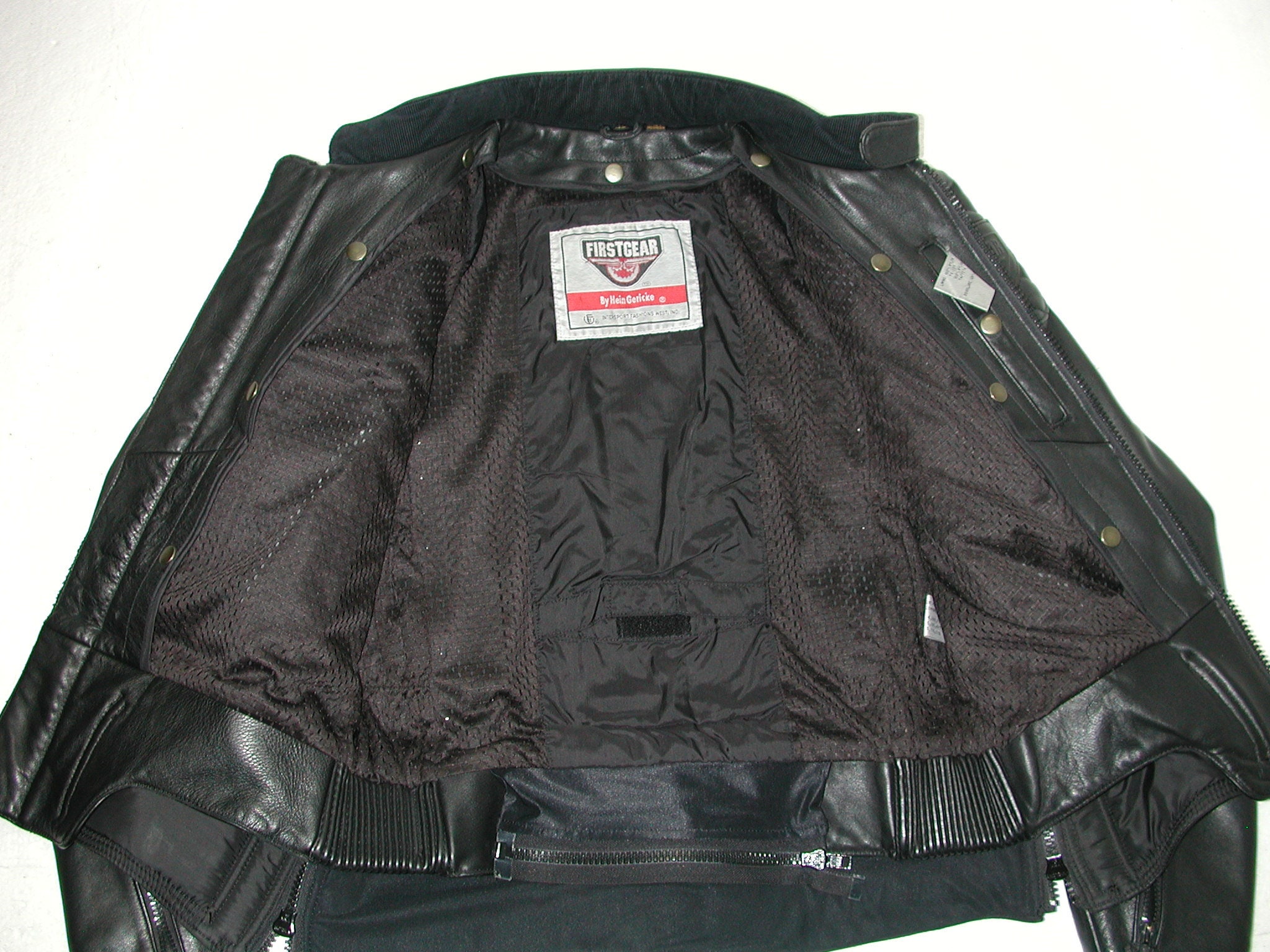 Firstgear leather motorcycle jacket cheap