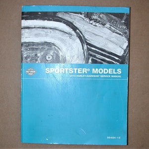 Harley Davidson Sportster 2015 Models OEM Shop Service Manual 99484-15
