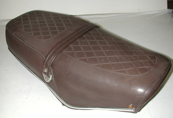 Vintage HONDA Brown Dual Motorcycle Seat Etsy