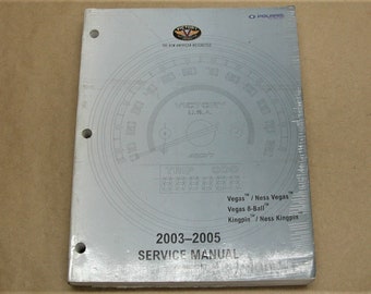 VICTORY Motorcycle 2003 to 2005 Service Manual OEM 9919631