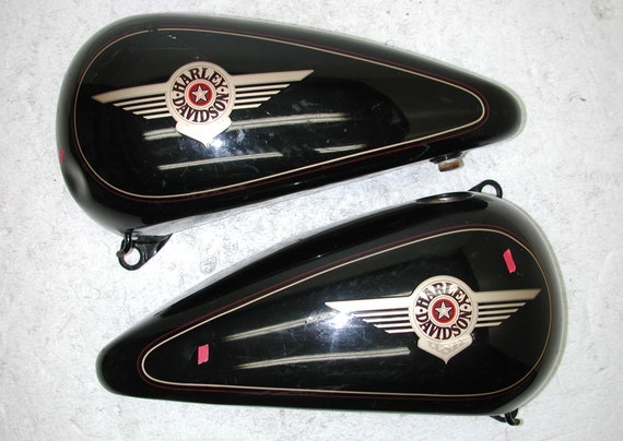 Harley Davidson Softail Fat Boy 1984 1999 FLSTF OEM Split Fuel Gas