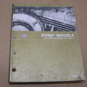 Harley Davidson DYNA 2016 Models OEM Official Factory Parts Catalog 99439-16