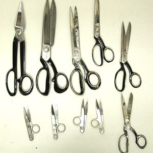 Tailor Scissors, Brass Handle Tailor Scissors, Heirloom Scissors, Handmade  Brass Scissors, Fabric Scissors, Quilting Scissors 