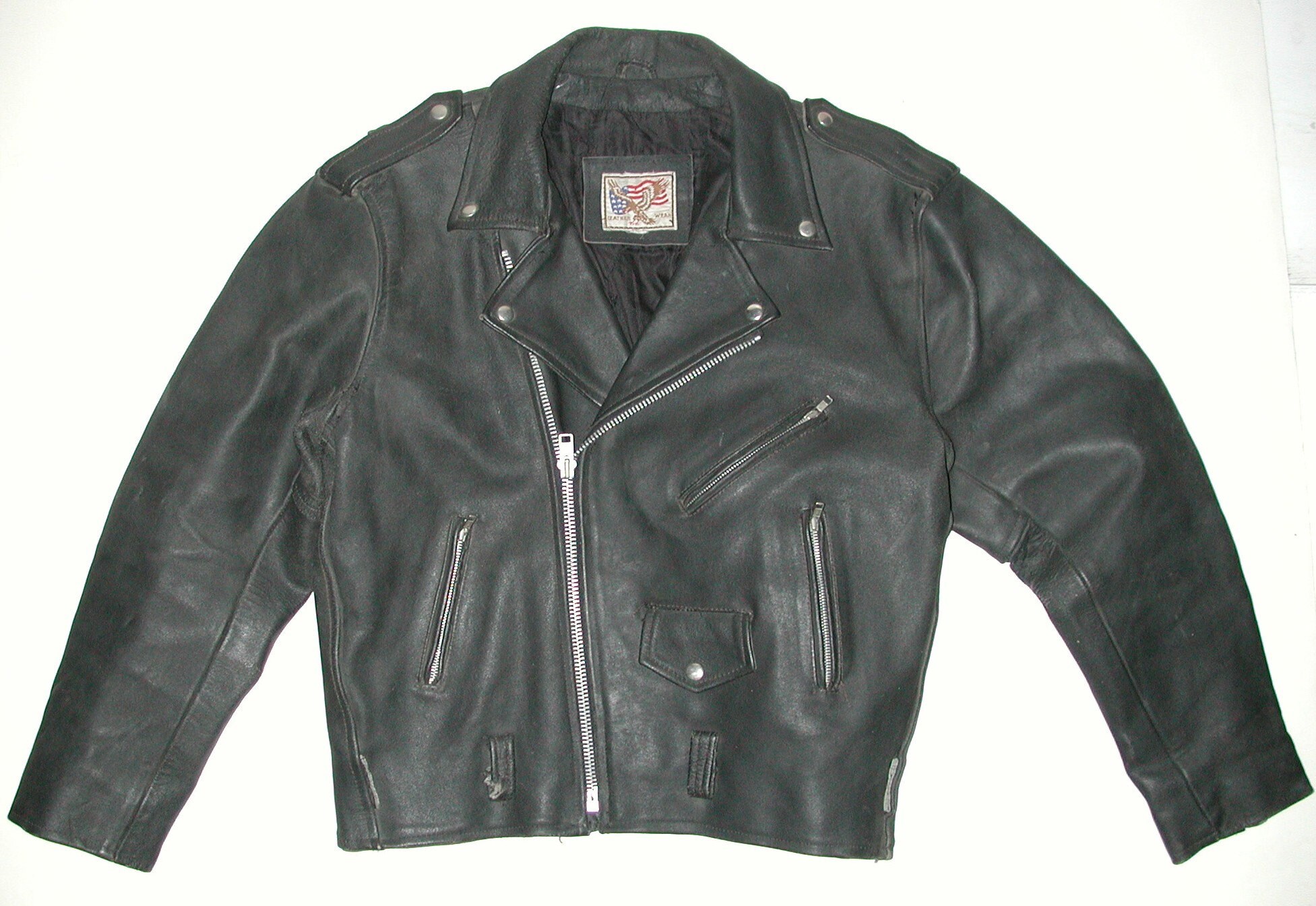 Veste biker en cuir noir homme Etsy Canada