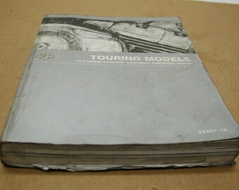 Harley Davidson Touring 2013 Models Electrical Diagnostic Manual OEM 99497-13