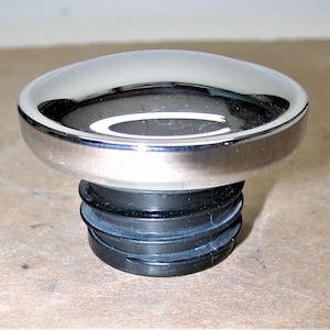 Harley Davidson Universal 1-1/2 Chrome OEM Motorcycle Fuel Gas Cap