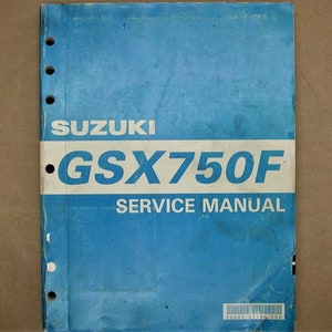 SUZUKI 1999-2004 GSX750FOEM Service Manual 99500-37106-03E