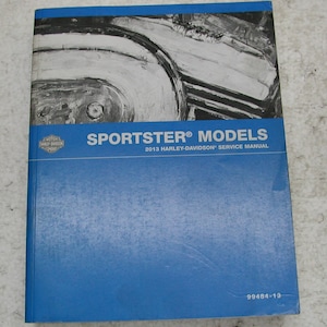 Harley Davidson Sportster Models 2013 Service Manual OEM 99484-13