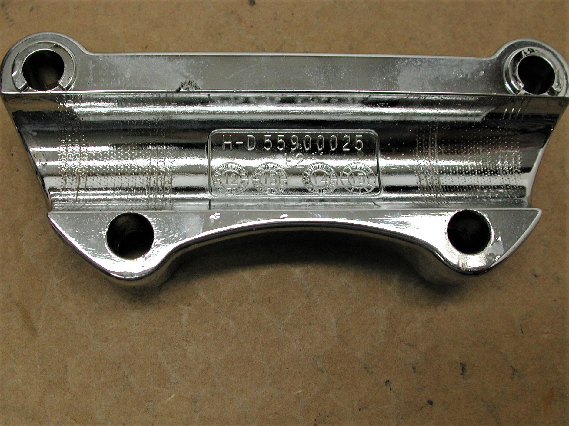 Harley Davidson DYNA OEM 55900025 Motorcycle Handlebar Riser Assembly ...