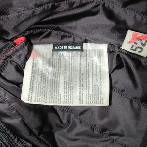 Vintage DAINESE Men's Black leather Armor Motorcycle cafe Racer biker Jacket Size:42US image 9