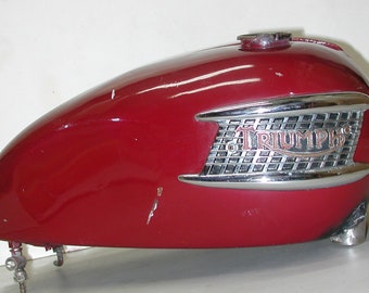 Vintage TRIUMPH 1959 T110 OEM Motorcycle Fuel Gas Tank
