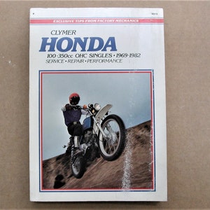 CLYMER Honda 100-350CC OHC Single 1969-82 Service Repair Maintenance Manual M315