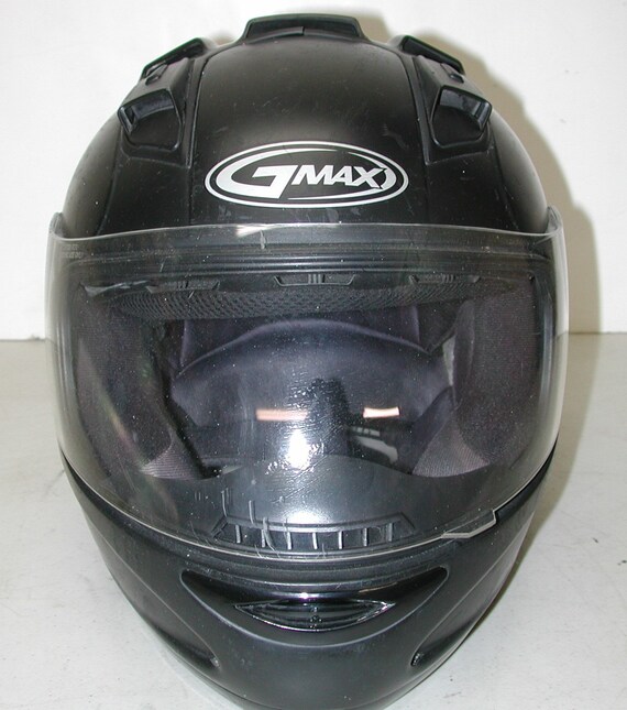 GMAX 68S Black Motorcycle Helmet SZ 