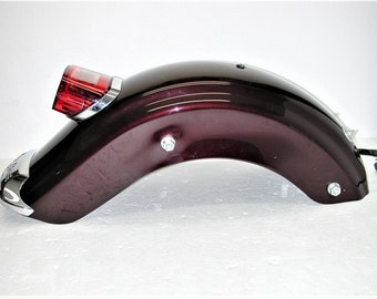 Harley Davidson Electra Street Road Glide FLT OEM Marron Moto Garde-Boue Arrière
