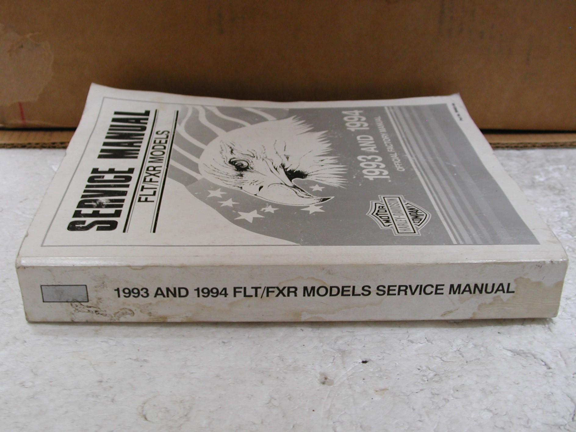 Harley Davidson FLT/FXR 1993 & 1994 Models OEM 99483-94 Official