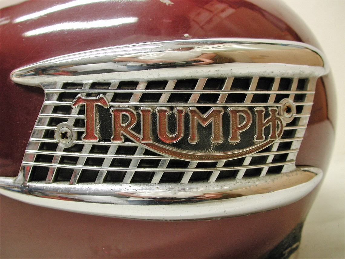 Vintage TRIUMPH 1959 T110 OEM Motorcycle Fuel Gas Tank Etsy