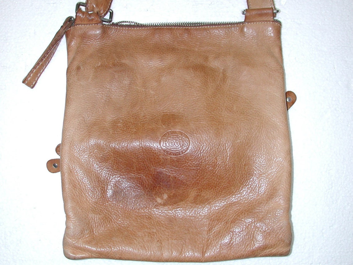 Women's Vintage ROOTS Genuine Leather Bag Made in CANADA Etsy UK