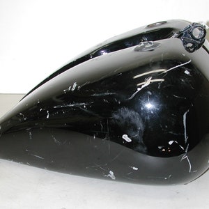 Vintage HARLEY DAVIDSON Softail 1984-1999 5.2 GAL Black Split Motorcycle Fuel Gas Tank