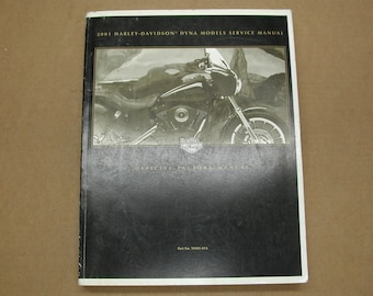 Harley Davidson DYNA 2001 Models Official Factory Service Manual OEM 99481-01A