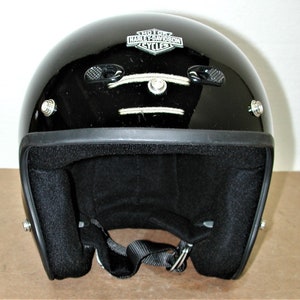 Harley Davidson By SHOEI 3/4 SNEII DOT Motorcycle Helmet Size S