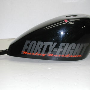 HARLEY DAVIDSON Sportster 2013 Forty Eight Black OEM Motorcycle Fuel Gas Tank