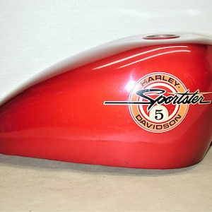 Harley Davidson Sportster XL OEM 2.2 Gallon carburetor Motorcycle Fuel Gas Tank