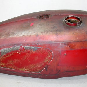 Vintage 1968 TRIUMPH TR25W OEM Motorcycle Fuel Gas Tank
