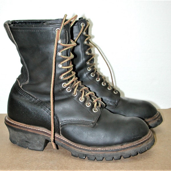 Logger Boots - Etsy