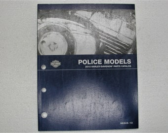 Harley Davidson 2013 Police Models Parts Catalog 99545-13