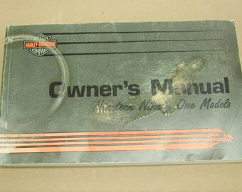 Harley Davidson All Models 1991 Models OEM Motorcycle Owner Manual 99466-91