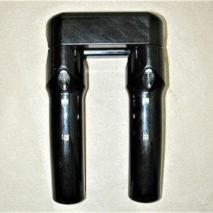 Harley Davidson Touring Black 6" Motorcycle Handlebar Riser & Upper Clamp Assembly