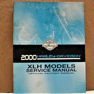 Harley Davidson Sportster 2000 XLH Models OEM 99484-00 Official Factory Manual