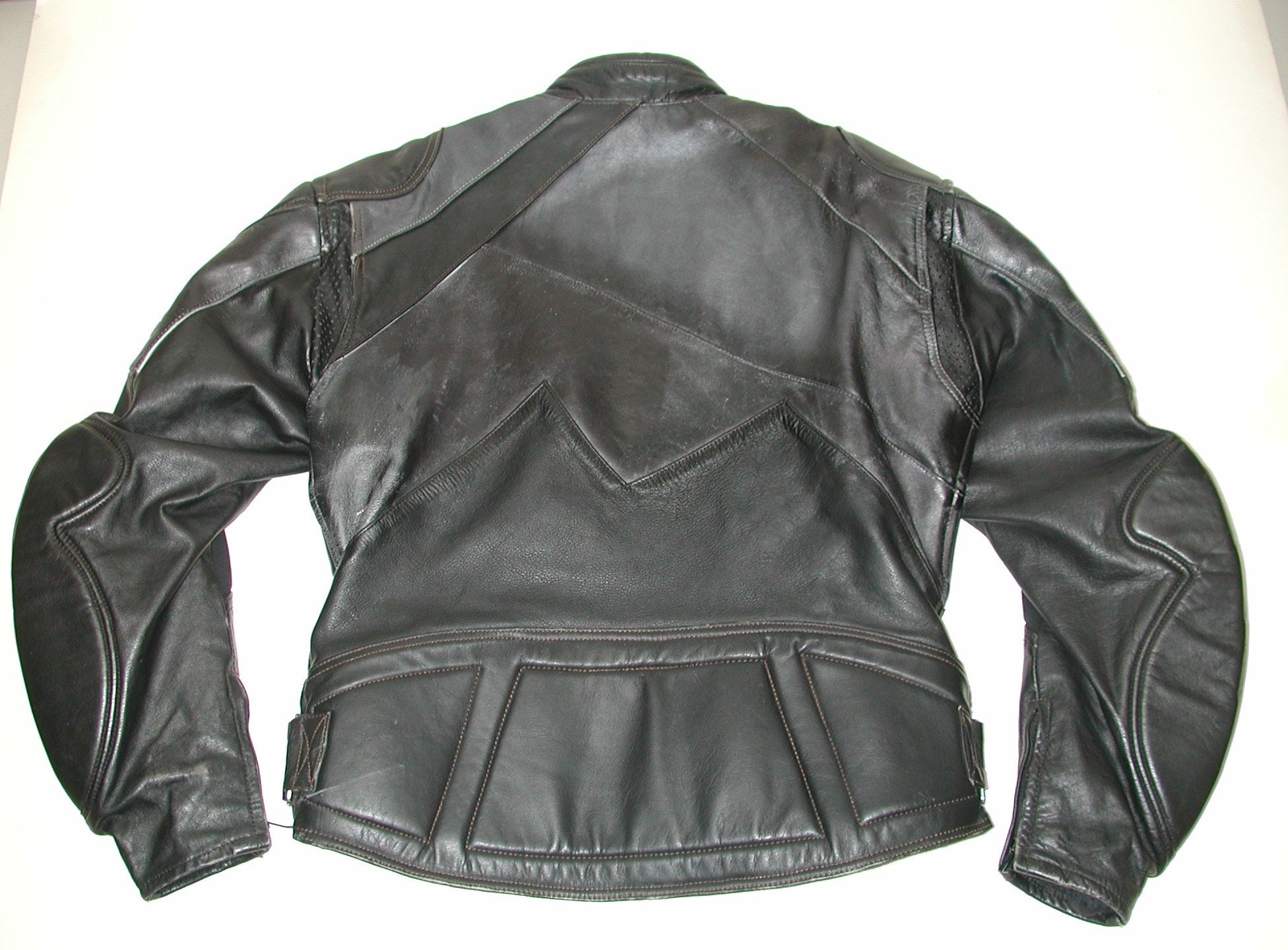 FIELDSHEER Men's Black Leather Motorcycle Biker Jacket, Sz 50 - Etsy