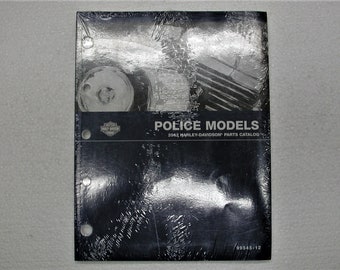 Harley Davidson 2012 Police Models Parts Catalog 99545-12