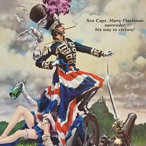 Royal Flash-Original Vintage Movie Poster for Richard Lester&#39;s Surreal Slapstick Comedy with Malcolm McDowell, Oliver Reed, and Britt Ekland