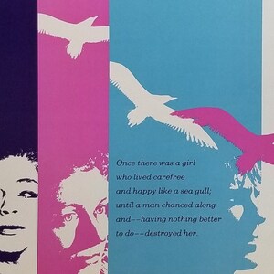 The Sea Gull-An Original Vintage Movie Poster of Sidney Lumet&#39;s Lavish Chekov Drama with James Mason, Simone Signoret, and Vanessa Redgrave