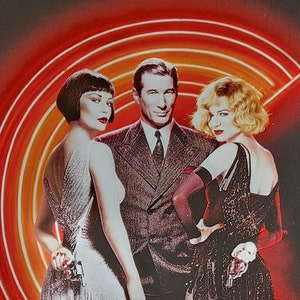 Chicago-Original Vintage French Movie Poster of the Lavish Windy City Musical with Catherine Zeta Jones, Renee Zellwegger and Richard Gere