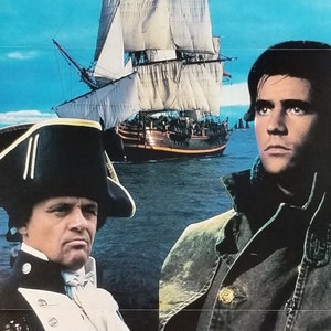 The Bounty-An Original Vintage Movie Poster of Roger Donaldson&#39;s High Seas Adventure with Anthony Hopkins, Mel Gibson and Daniel Day-Lewis.