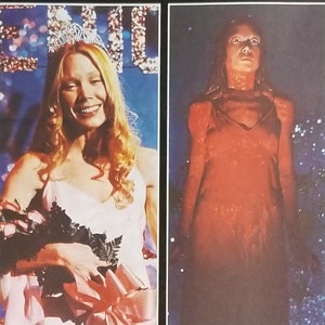 Carrie-An Original Vintage Movie Poster de la obra maestra clásica de terror de Brian De Palma con Sissy Spacek, Piper Laurie y John Travolta
