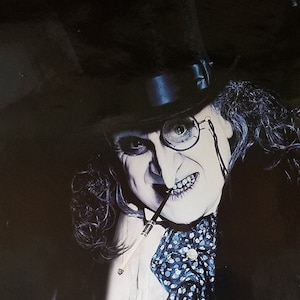 Batman Returns-Cartel original de la película vintage de la epopeya fantasmagórica de Tim Burton con Michael Keaton, Danny DeVito y Michelle Pfeiffer