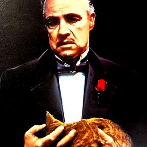 The Godfather-An Original Vintage Movie Poster of Francis Ford Coppolas Masterpiece with Al Pacino, Diane Keaton, and Robert De Niro