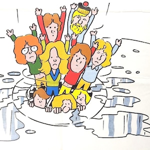 Esa sensación de hundimiento: un póster de película vintage original de la comedia de atraco escocés de Bill Forsyth con Robert Buchanan y Billy Greenlees.