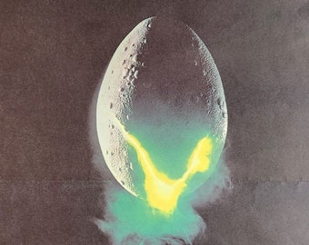 Alien-An Original Vintage Movie Poster for Ridley Scott&#39;s Epic Space Thriller with Sigourney Weaver, Tom Skerritt and John Hurt